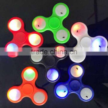 LED Glow Gyro Switch Finger Gyro Three Leaves Bright Flash Finger Gyro Factory Direct photo-2