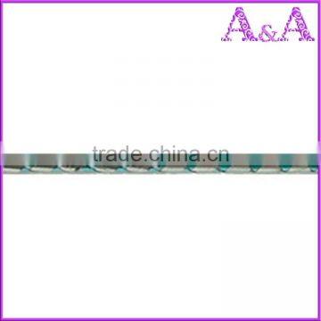 Accessory Non-Elastic Braided Metallic Cord with Polyester Core, DIY String Thread Rope for Apparel