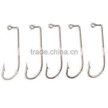 High Quality Size 3/0 Fishing Tools Lot 100PCS Jig Hook Jig Big Stainless Steel Fishing Hooks White Color Fish Hook photo-2