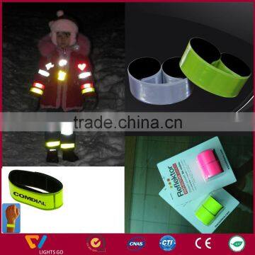 High Light Pvc Flocking Reflective Slap Bracelet/Slap Wristband/Slap Band photo-6