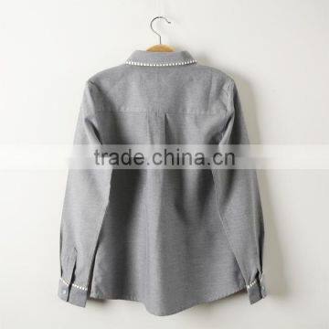 Fashion Embroidery Summer Ladies/mans Shirt photo-3