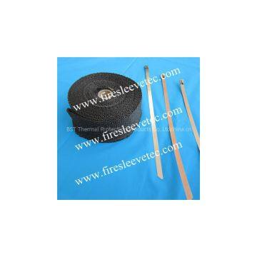 Exhaust heat turbo wrap