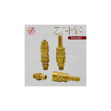 ZJ-MA brass mold coolant lines quick release disconnects coupler