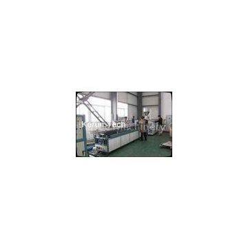 Double Screw Plastic Profile Extrusion Line Profile Width 180mm - 300mm