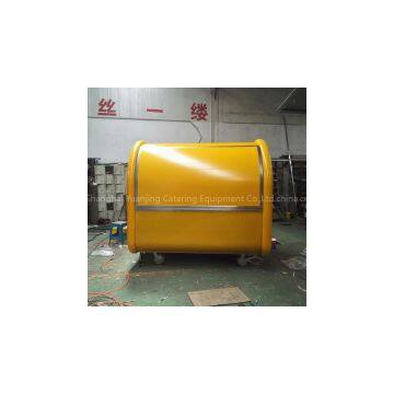 TELESCOPE Red Color Mobile Food Cart Street Fast Food Trailer Malaysia Food Kiosk photo-2