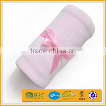 wholesale fashion baby thick micro polar fleece throw blanket bulk