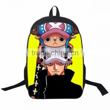 (Hot) One Piece kids school bag, School backpack for children, Anime One Piece character bag school