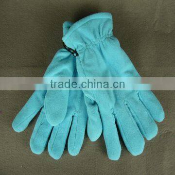 2017 Fashionable newest design pretty polyester fleece glove