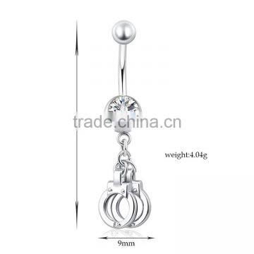 Minimalist Belly Dangle Navel Ring photo-5