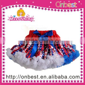 New design! National star Lovely Red /White/Dark Bule Fluffy Girl Pettiskirts