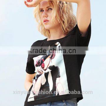 2017 Wholesale High Quality Women t Shirt Custom t Shirt Printing photo-4