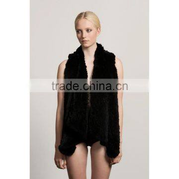 SJ320-01 In Stock Super Quality 1*1 Knit Fur Slimming Vest