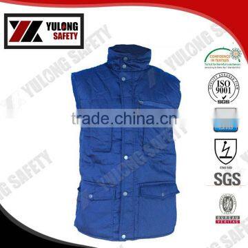 100% Cotton EN1149 Certification High Quality Short Delivery Time Anti-Static Safety Vest photo-2