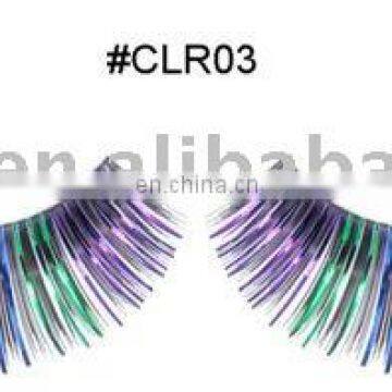 synthetic handmade color eyelashes extension ME-0009