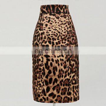 wholesale pencil skirt leopard print 40's 60's women pinup clothing hippie boho kleidung pin up dropship