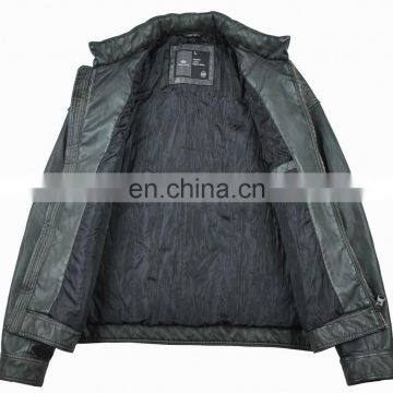 2015 Latest Fashion Hotsale Spring Handsome PU Leather Jacket for Men photo-2