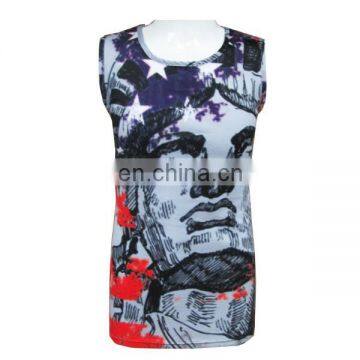 Sublimation Custom Burnout Tank Top Men , Burnout Tank Top Women photo-6