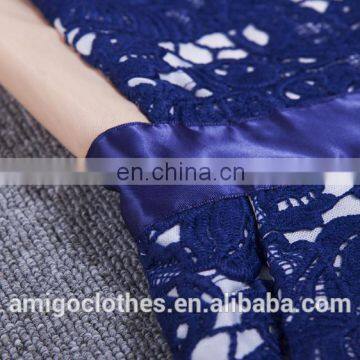 New Lace Mesh Blue Women Jumpsuit Casual Jumpsuit Wholesale photo-6