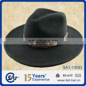 2015 new design high quality wool felt cowboy hat