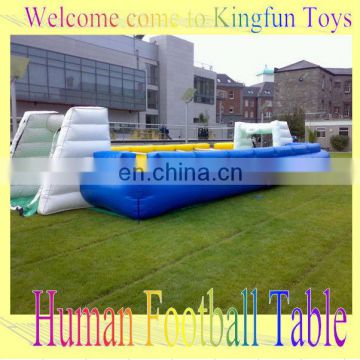 12players inflatable human soccer table/football yard sport