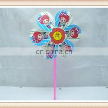 toy windmills stick for kids,plastic sunflower windmills