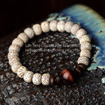 Diayam on Hand Bodhi Bodhi Beads Bracelet Folk Style and Year of Fate Lap Beads photo-3
