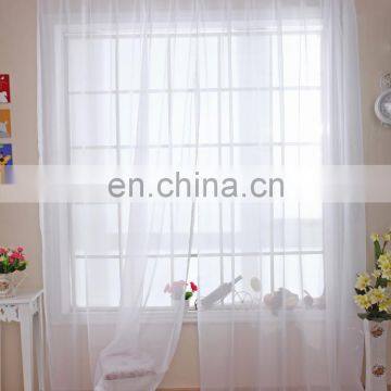 2015 Popular Wholesale Organza Divide Into Two Halves Ployester Curtain