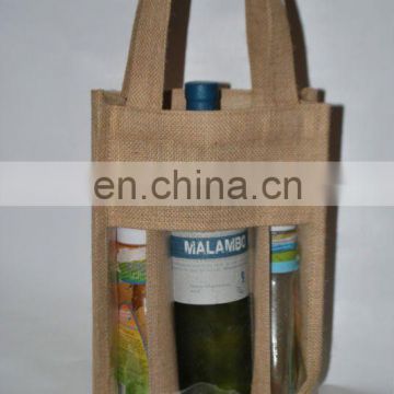 Jute Wine Bag