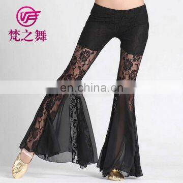 Egyptian professional belly dance lace pants for sale K-4004#