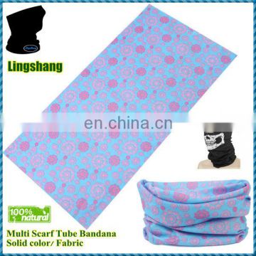 LSB193 Flower design fancy scarf polyester hot sale printed Multifunctional Seamless Headwear Bandana