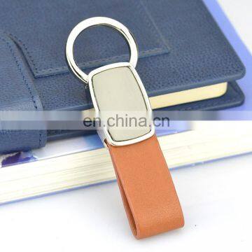 Fashionable Patterns Custom Logo Leather With Metal Key Chain photo-4