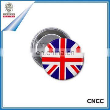 Tin button badges/ plastic button badge clip/blank pin buttons for souvenir