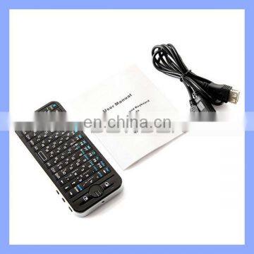 Hot Sale Handheld Slim 2.4G Multimedia Wireless Keyboard with Touchpad