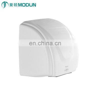 MODUN Factory wall mounted automatic sensor plastic 1800W hand dryer for restroom