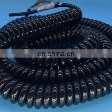 Spiral Cable Power Cord/spiral Cable Protector Low Voltage Flexible Retractable Spiral Spring Coiled Cable photo-5