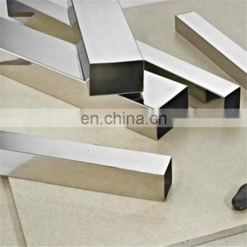 bright polished stainless steel square pipe 304