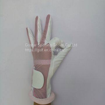 Pink Color Beautiful Design Golf Glove photo-3