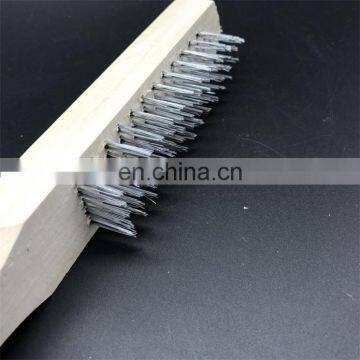 29cm Handle Length Metal Small Brass Wire Brush for Machine Rust Cleaning
