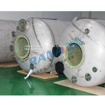 sell new high pure surge vessel Fluoroplastic Teflon PTFE/PFA/ETFE/PVDF/ECTFE coated lined Heavy Anticorrosive high pure chemical storage equipment Tight Lining Vessel PTFE ultra clean chemical storage Tank container