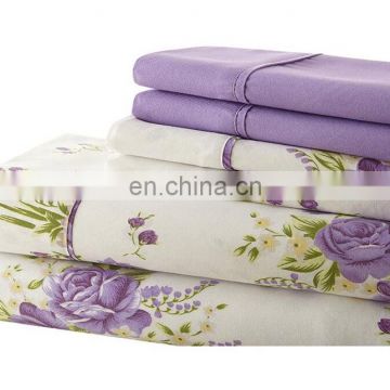 Factory Supply bella rosa print microfiber bed sheet