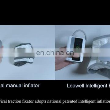 Pain Relief Cervical Traction Collar With Electric Pump Used For External Fixation