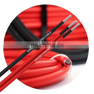 TUV CE specification customized single twin 2.5mm2 4mm2 6mm2 10mm2 Battery Solar Wire Cable