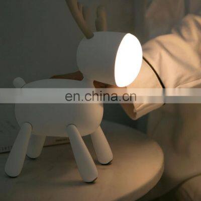 2021 Amazon USB Rechargeable Cute Deer Image 2 Modes Brightness LED Gift Night Light photo-5