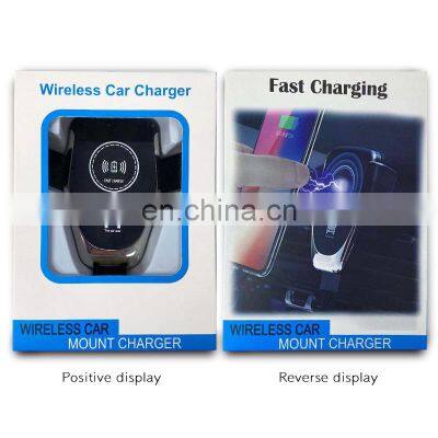 Qi Wireless Car Charger Phone Holder 10W 2020 New Product Wholesale Mobile Phone Q12 Car Wireless Fast Charger For IPhone photo-4