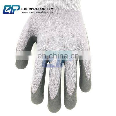 15 Gauge Spandex Nylon Touch Screen Micro Foam Nitrile Coated Gloves With Dotted photo-5