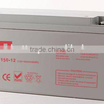 free maintenance solar power battery 150ah GEL Lead acid battery 12V 150AH gel battery 75AH 85AH 90AH 100AH