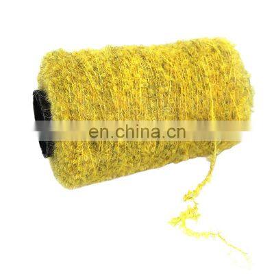 Hot Selling Cheap Custom Dyed Hand Knitting Air Polyester Cover Yarn Stretch