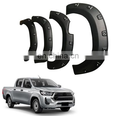 Custom Car body parts car extior accessories Splash Guards Mud flaps fender Flare mudguard for Hilux Rocco 2021