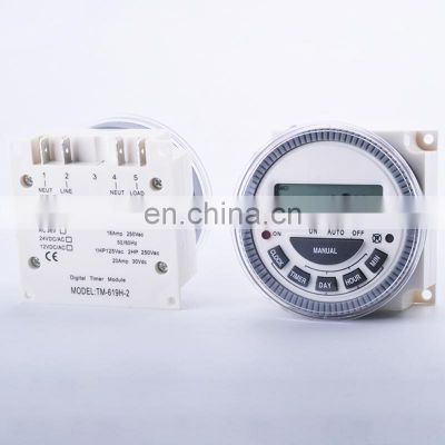 TM619 7 Days timer 24 hour 220v 230v Digital Programmable Time Switch, electric switch