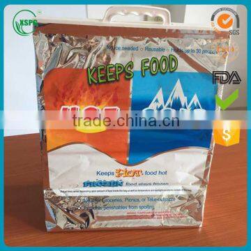 Recyclable cardboard aluminum foil insulated isothermic cooler bag